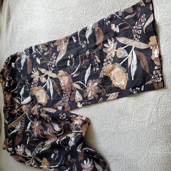 New Joie  Wide Linen Rayon Pants - Picture 3 of 14